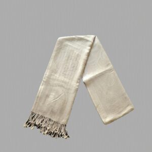 Echarpe beige unie