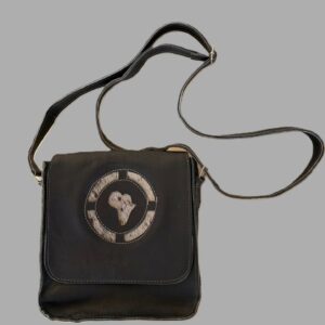 Sac en cuir Africa avec lanière modèle moyen